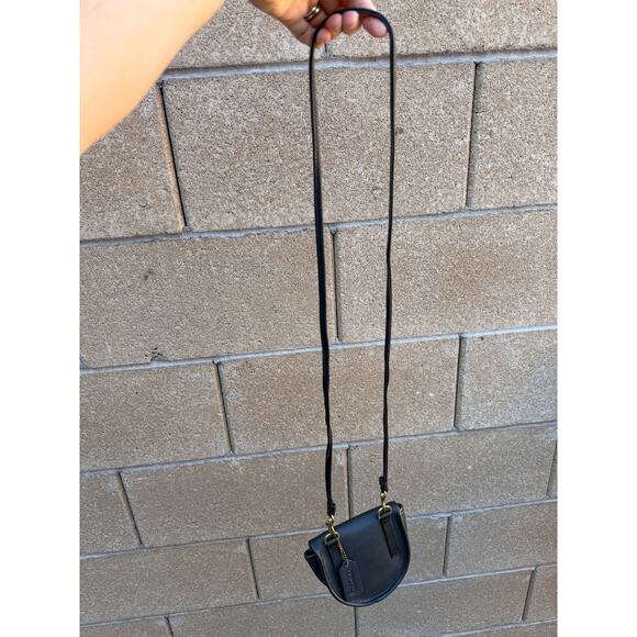 Vintage COACH NAVY MINI TURN LOCK Crossbody CONVERTIBLE Belt Bag 9826 USA Nice - Picture 6 of 14